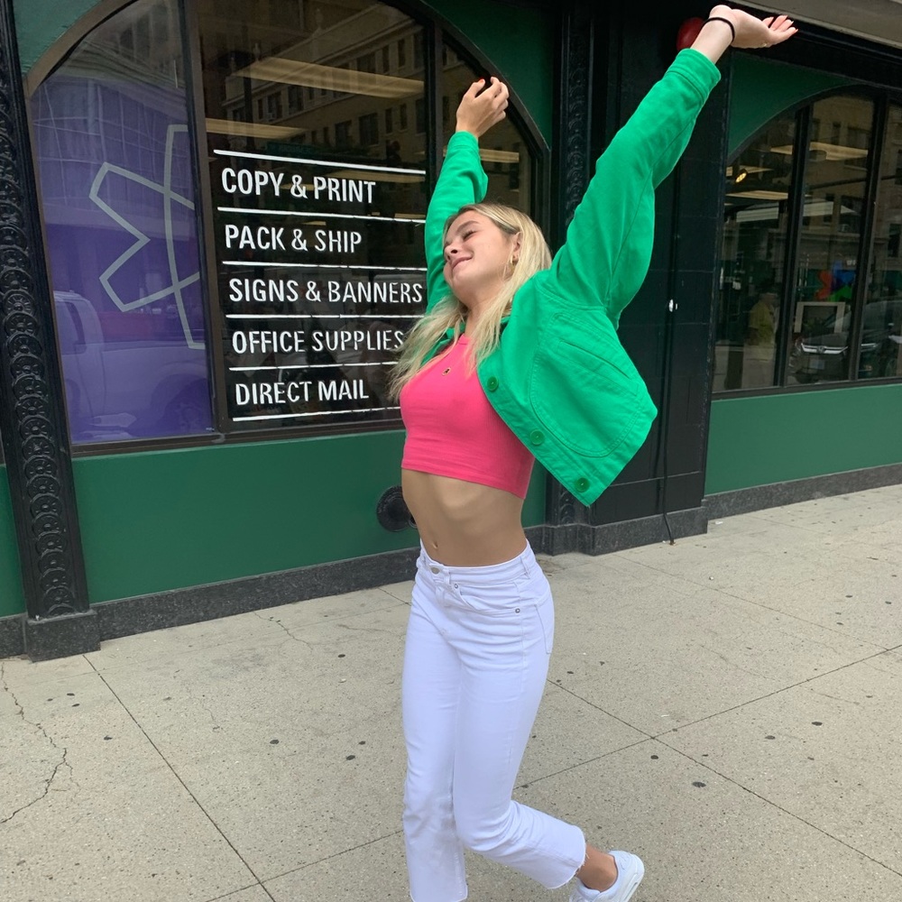 Green Zara Jacket